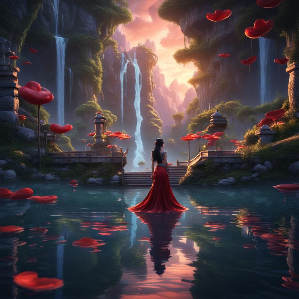 Asian Little Mermaid Fantasy Concept Art