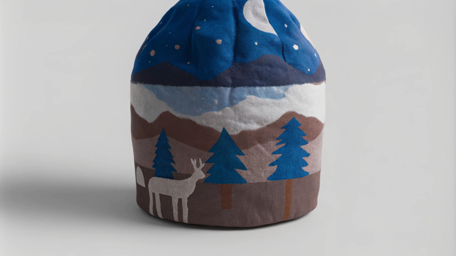 River Landscape in Double Exposure Ink Splatter Art