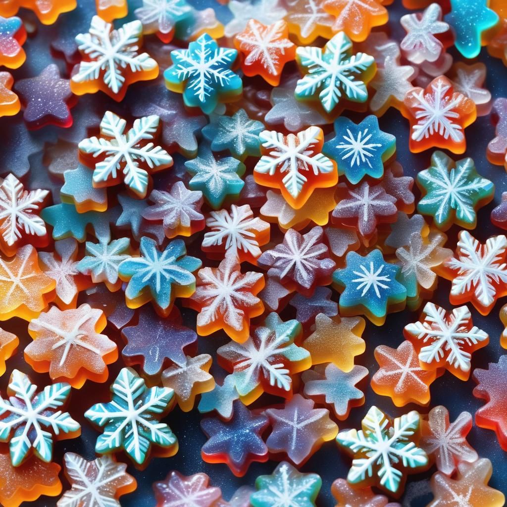 Rudolph's Candy Shop Filled with Snowflake Gummies