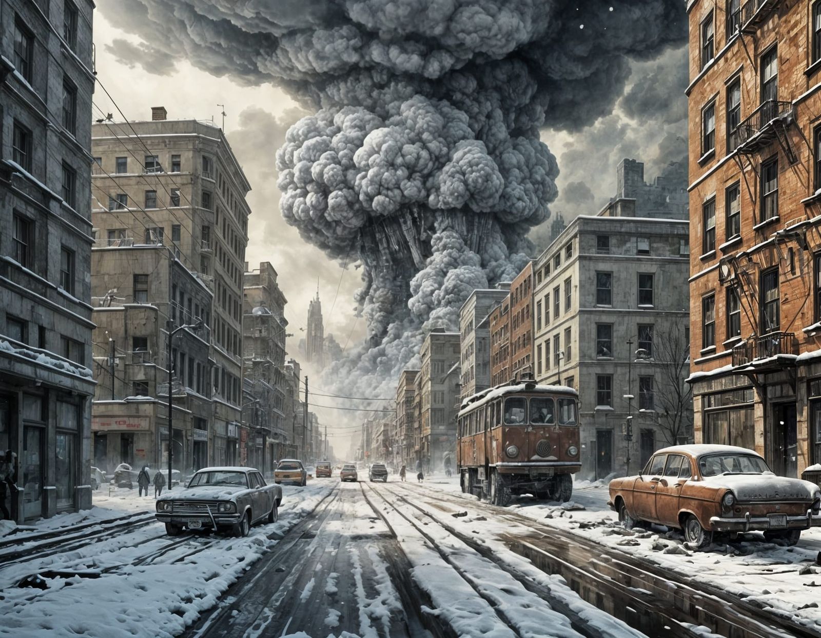 Ethereal Mutants Roam a Snow-Covered Apocalypse in Cyberpunk...