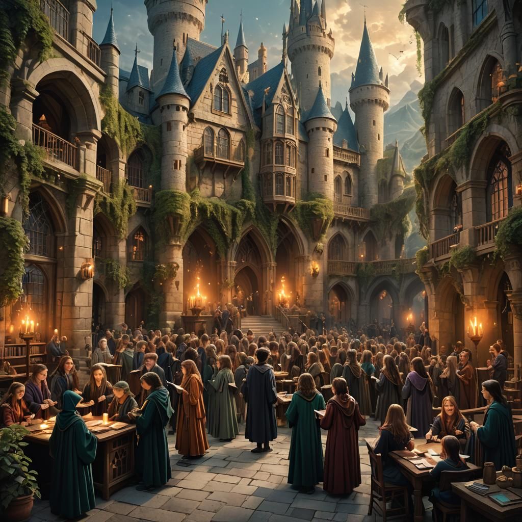 Magical Academy: Young Wizards Prepare for School in Matte P...