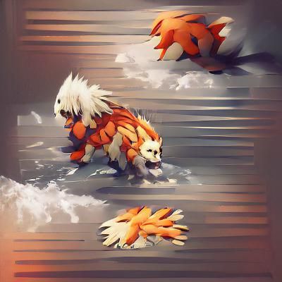 Majestic Arcanine: Legendary Pokémon in Vivid Detail
