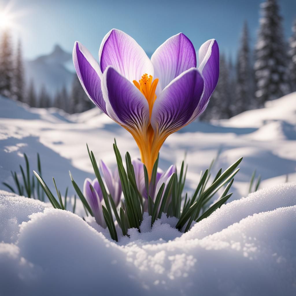 The First Crocus of Spring