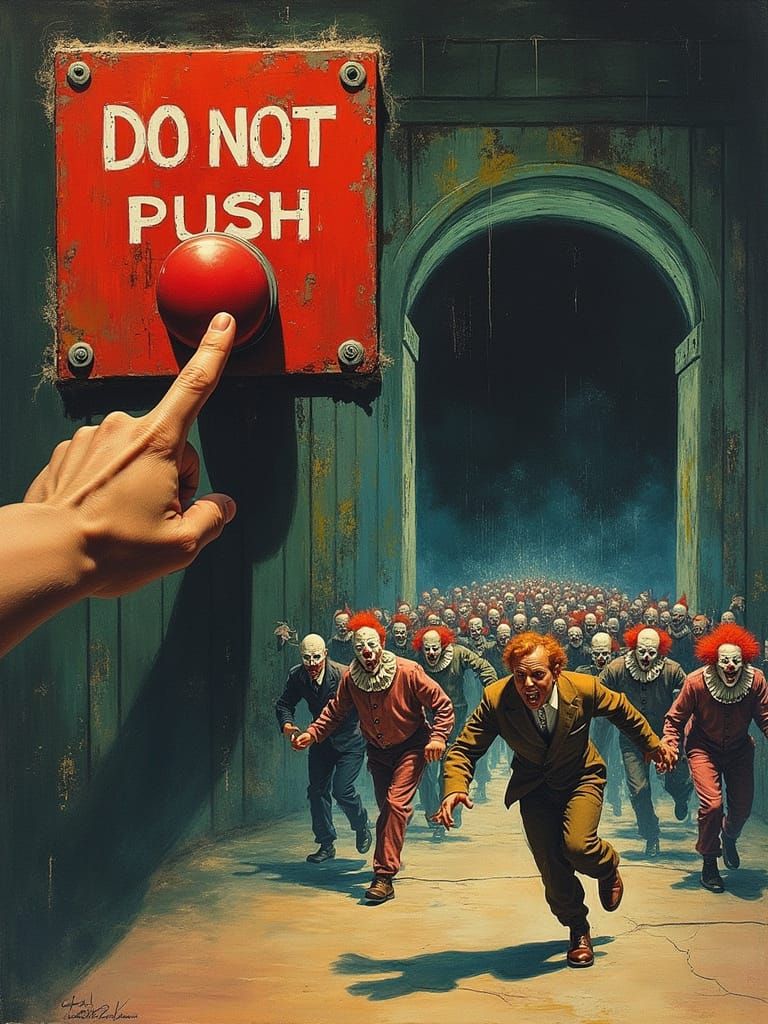 Retro-Futuristic Control Panel Unleashes Hellish Horrors