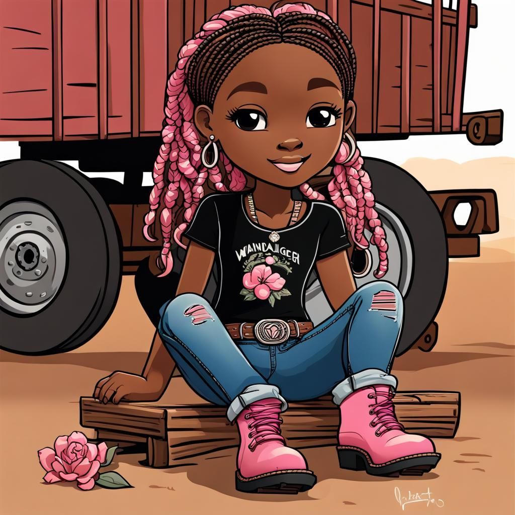 Chibi country girl