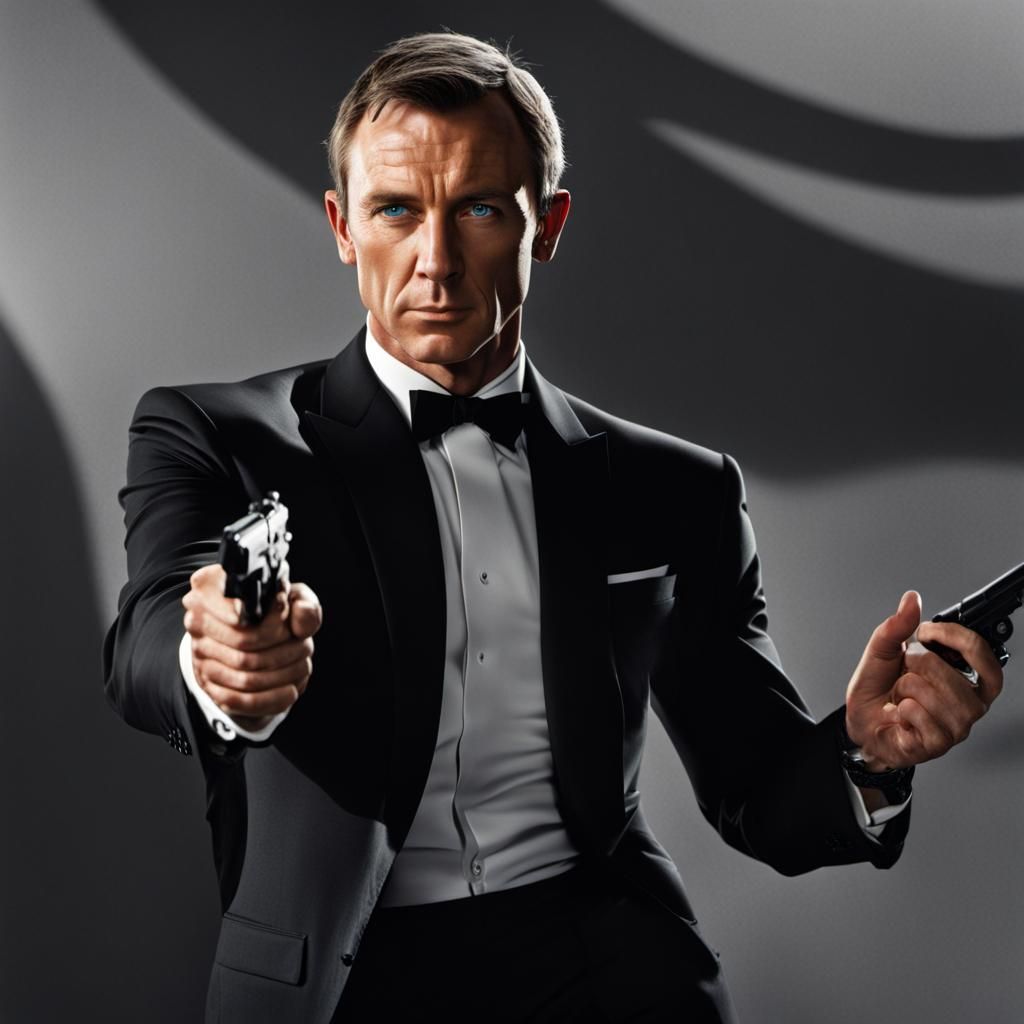 James Bond 007 Digital Rendering