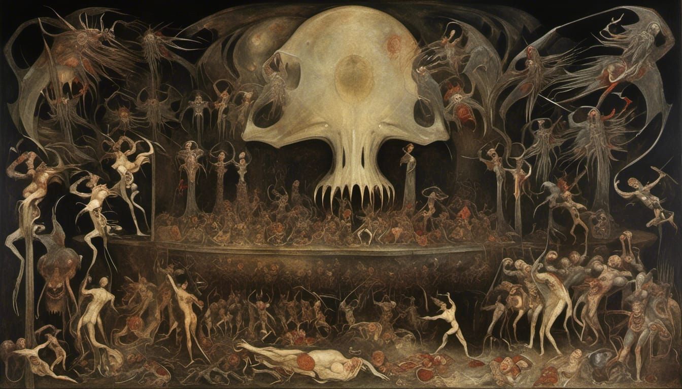 Vlad Dracul's Impalement: A Surreal Imperial Painting