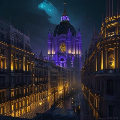 Madrid Dark Fantasy Art in Unreal Engine