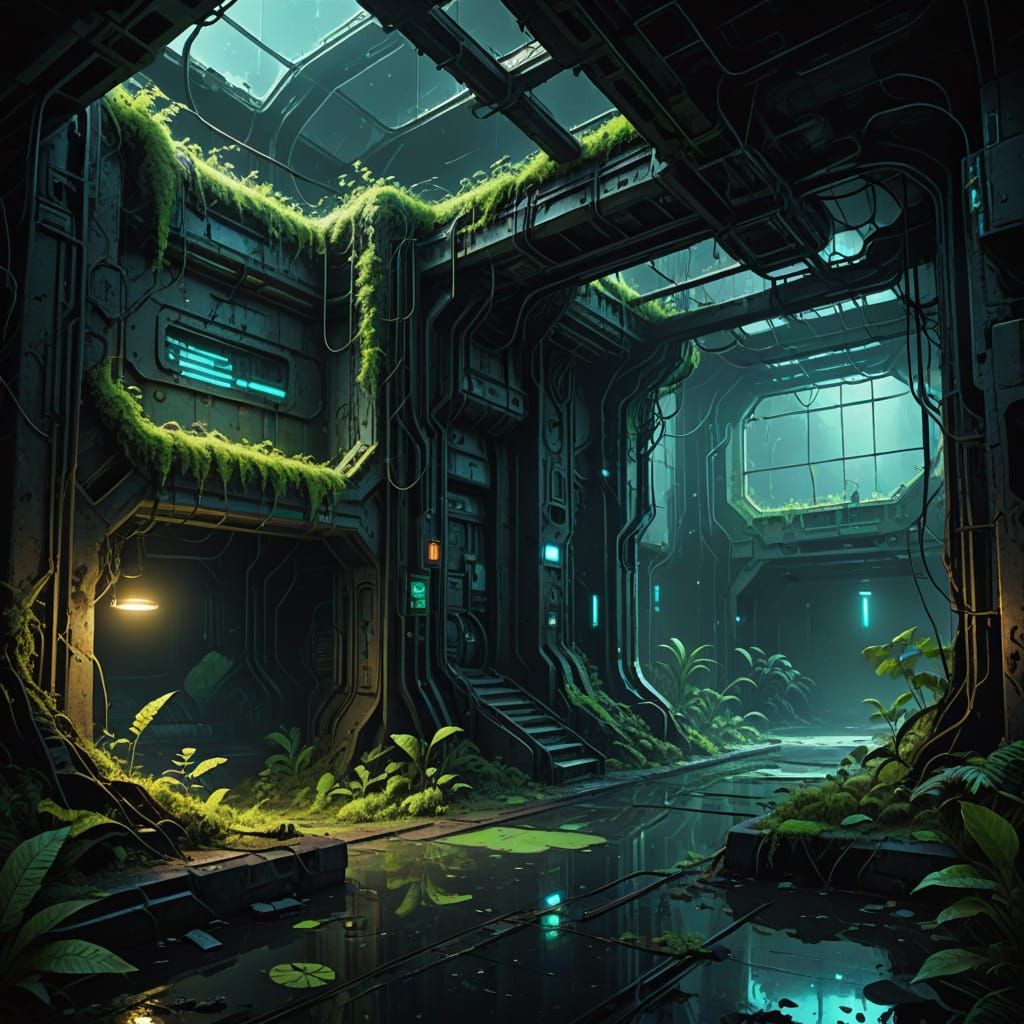 Glowing Algae Unleashes Chaos in Abandoned Bunker