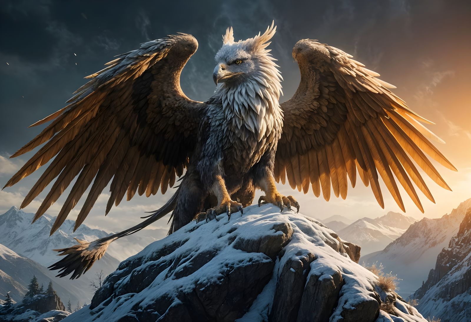 Majestic Griffin in Epic Cinematic Style