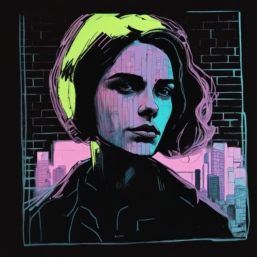 Cosmic Boho Dreamscape in Neon Pastels