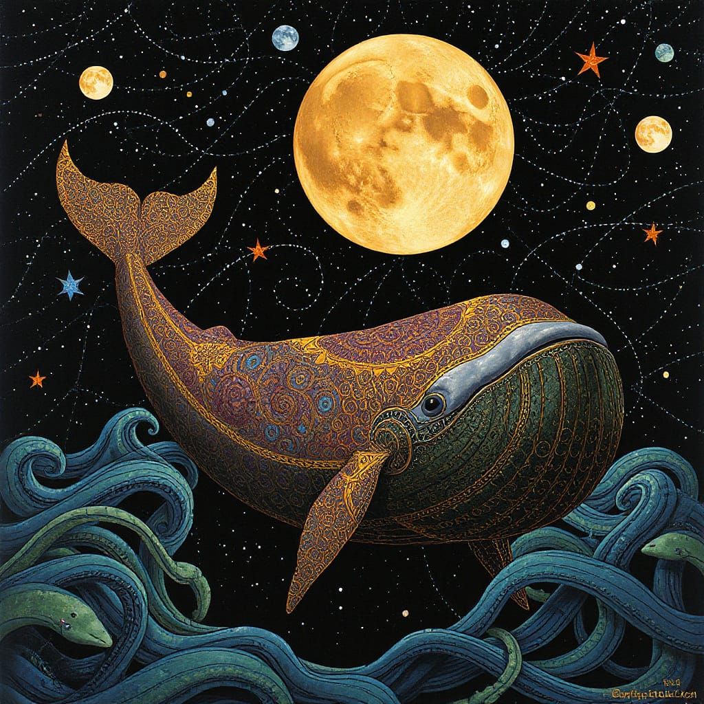 Gilded Whale Emerges from Celtic Cyberspace