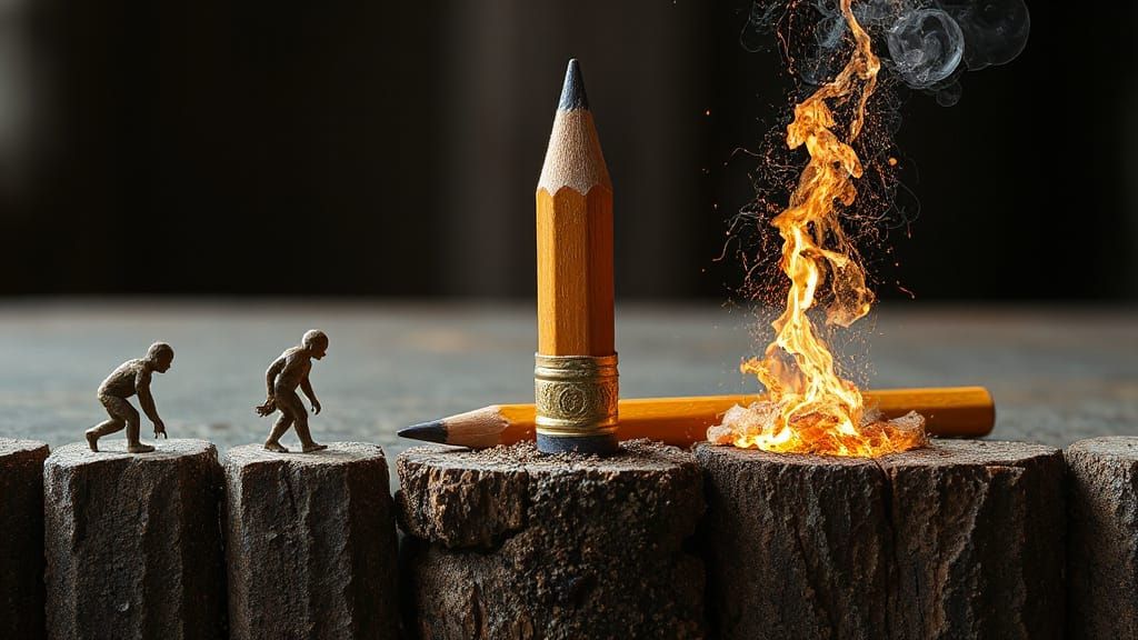 Pencil Life Cycle: From Humus to Dust