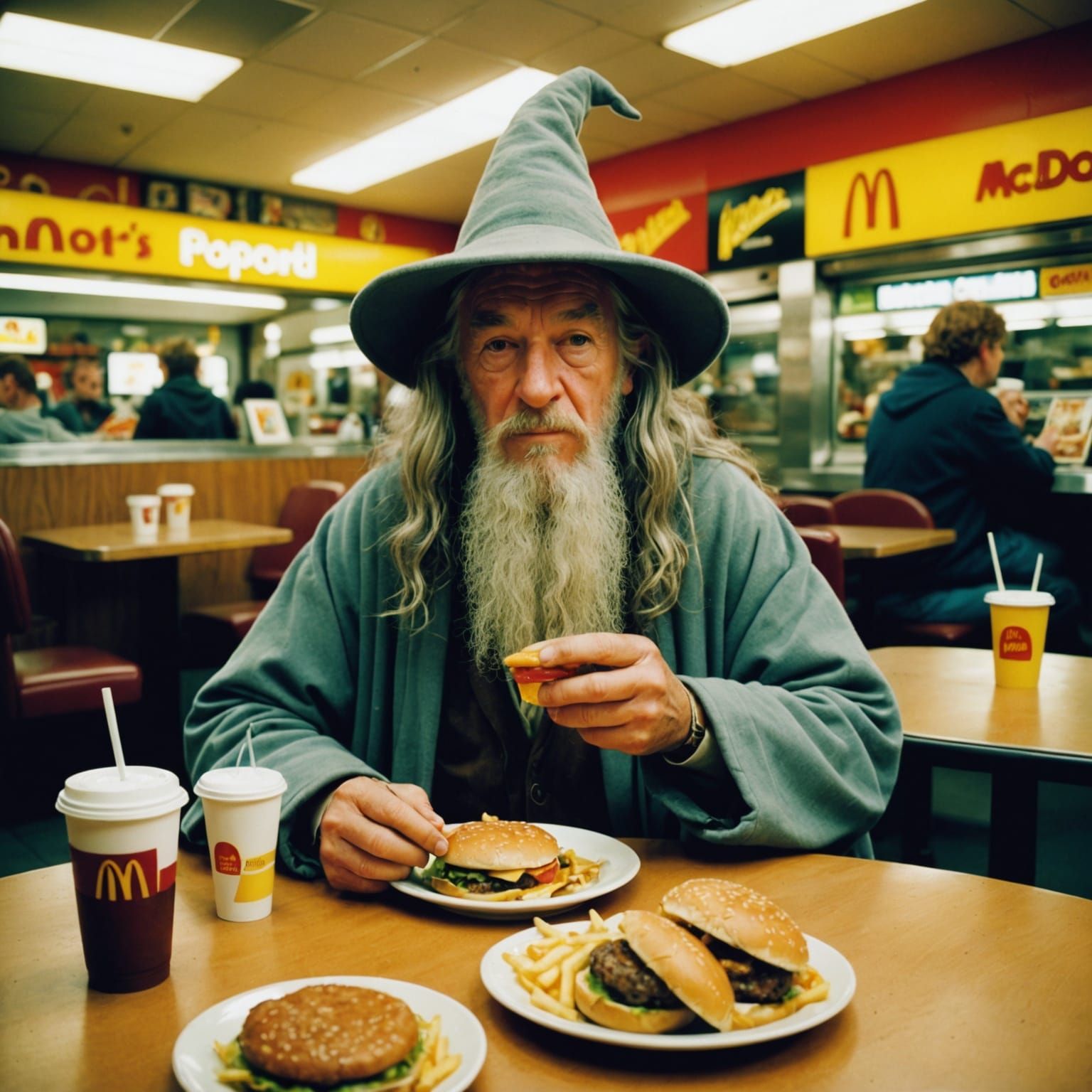 Gandalf at McDonald's