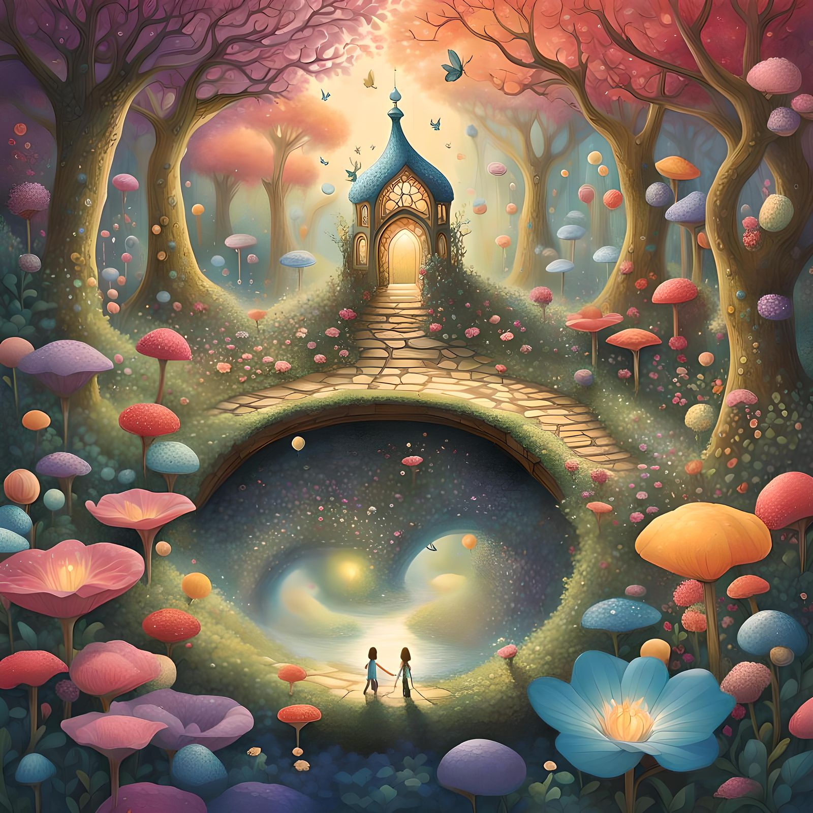 Magical Fairies in Dewdrop Realm