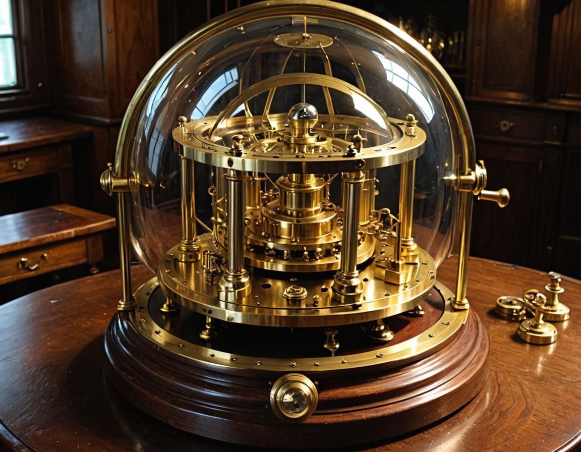 Harrison Navigator's Clock in Ship Cabin