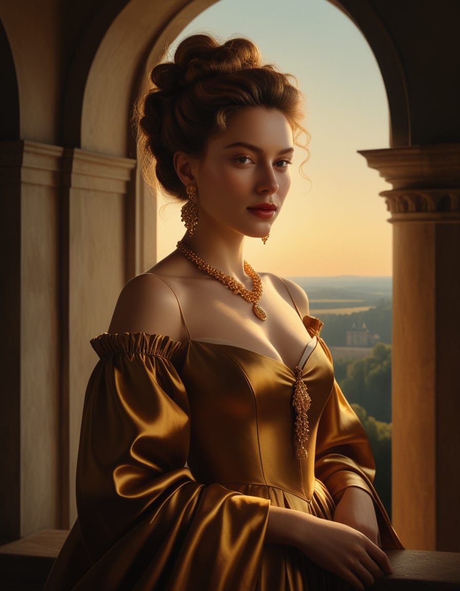 Anna Henrietta in Golden Light