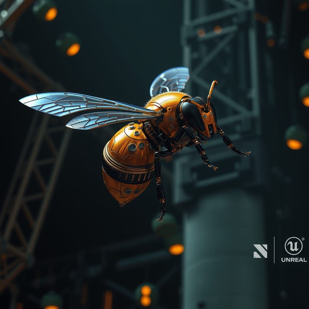 Robot Bee Test Flight to Futuristic Hive