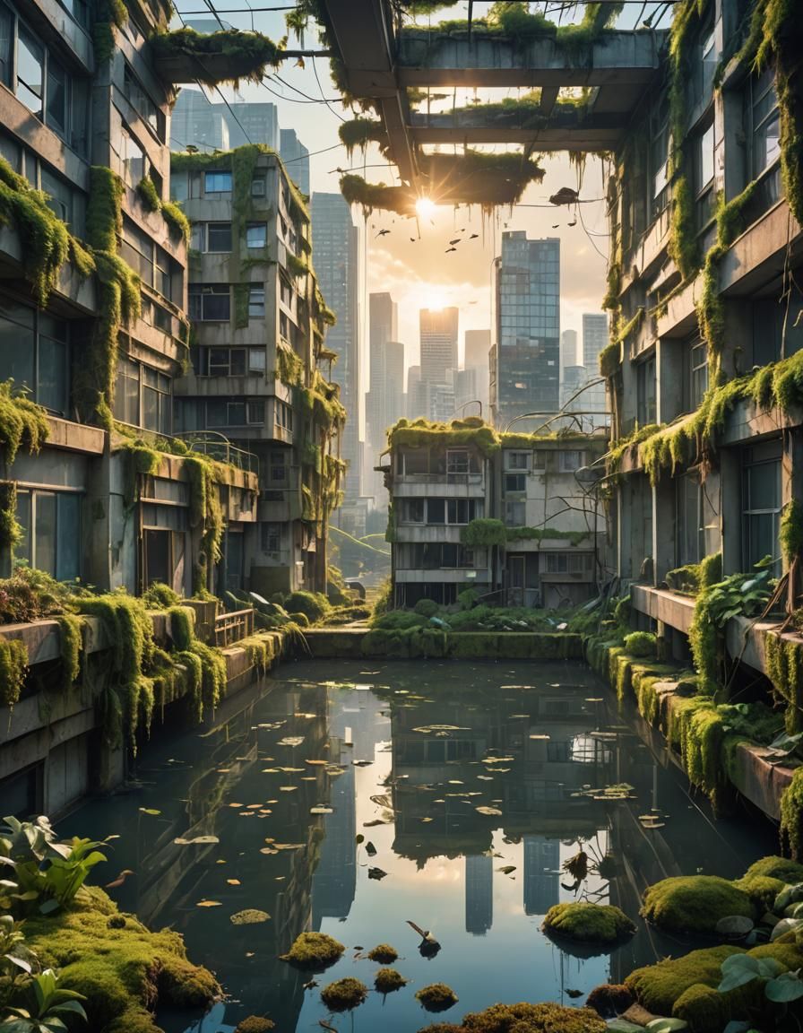 Abandoned South Korean City Reclaimed by Nature