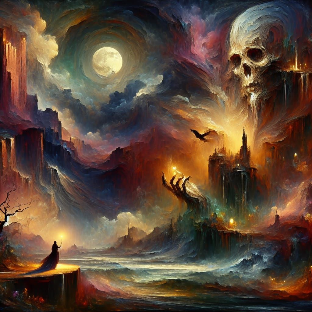 Fantastical Matte Painting of Profound Love