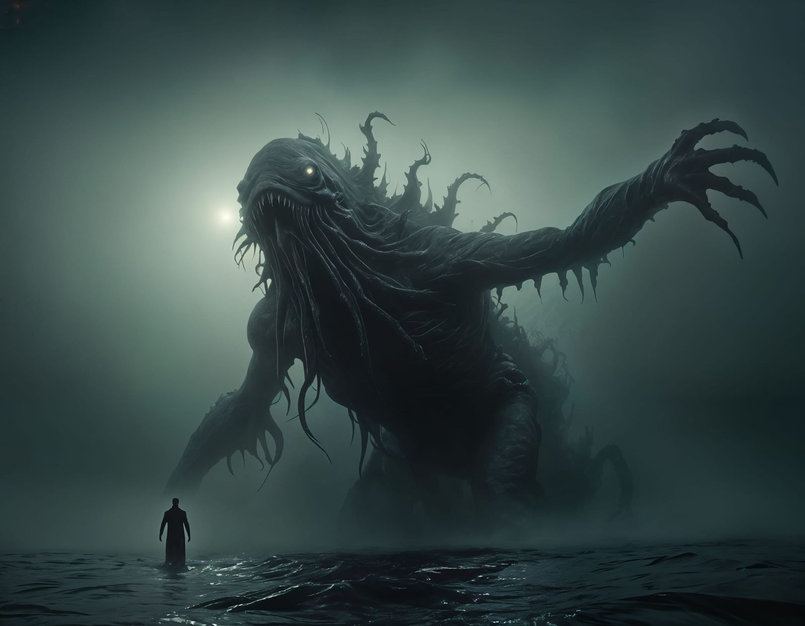 Innsmouth Horror: A Dark Fantasy Sea Creature