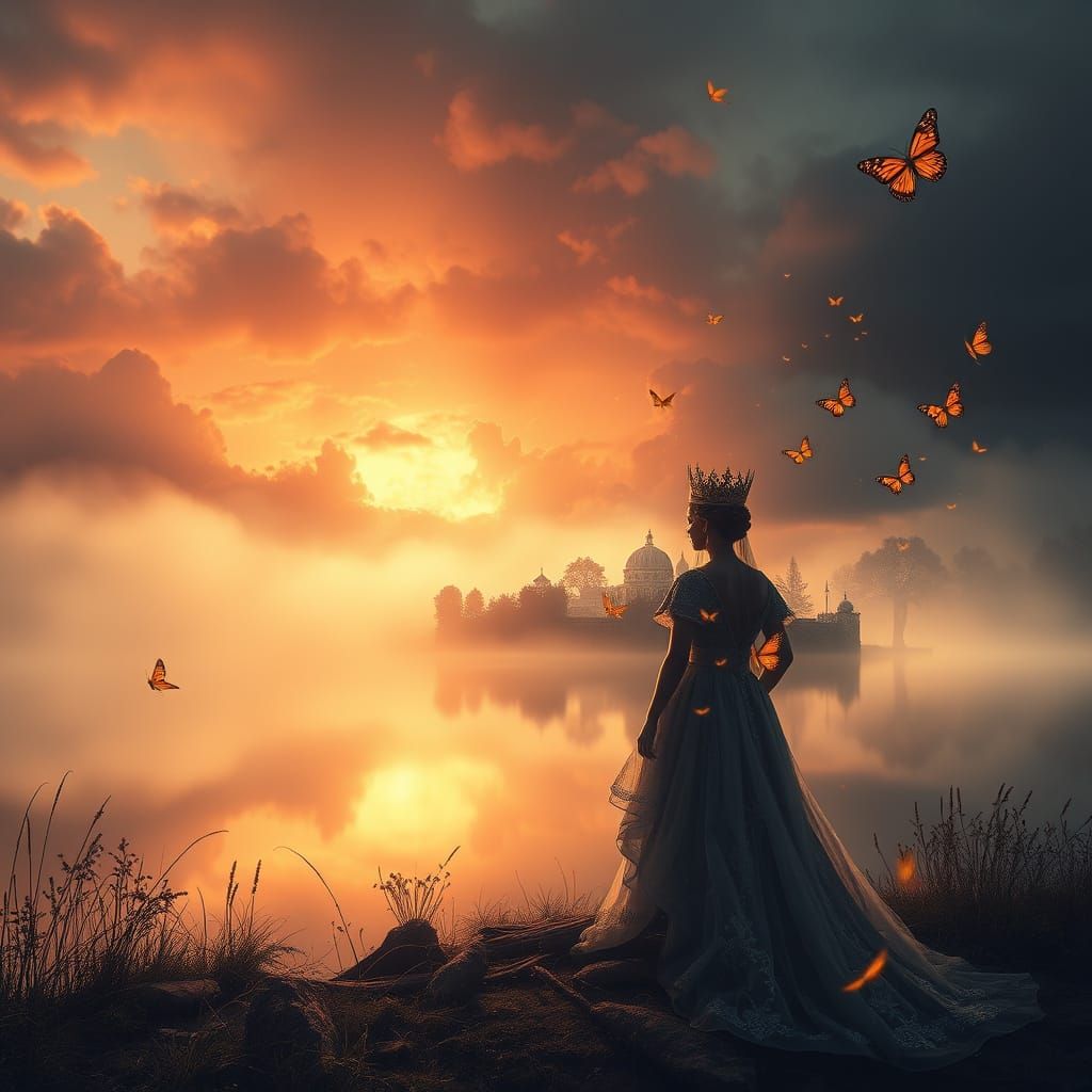 Queen in Exile Watches Kingdom Burn