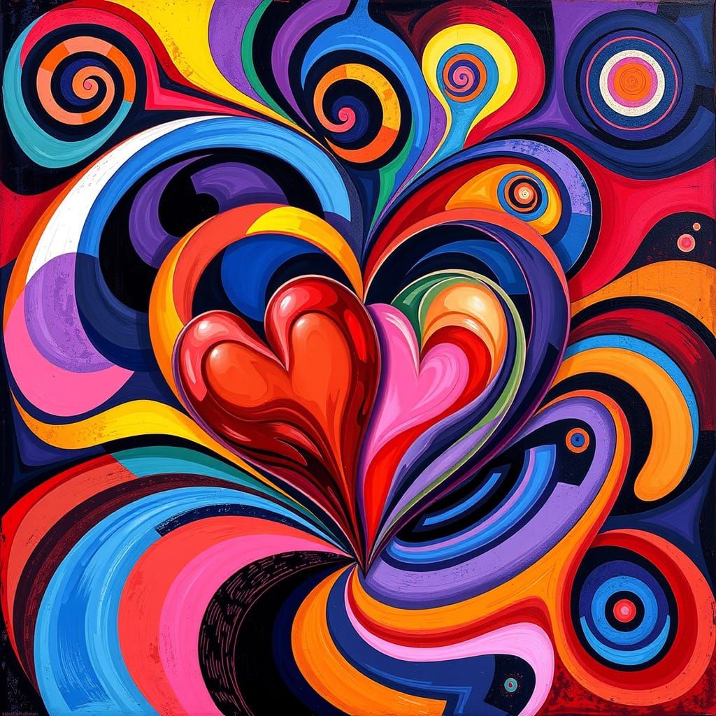 Geometric Hearts in Dynamic Harmony