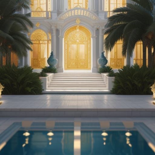 Baroque Masterpiece: Lavish Alys Beach Villa