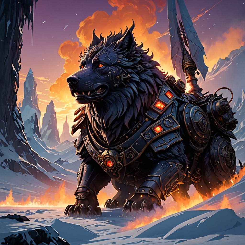 Mechanical Tank Dog Unleashed in Antarctica