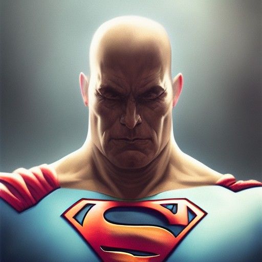 Menacing Villain Portrait in Hyperdetailed Style