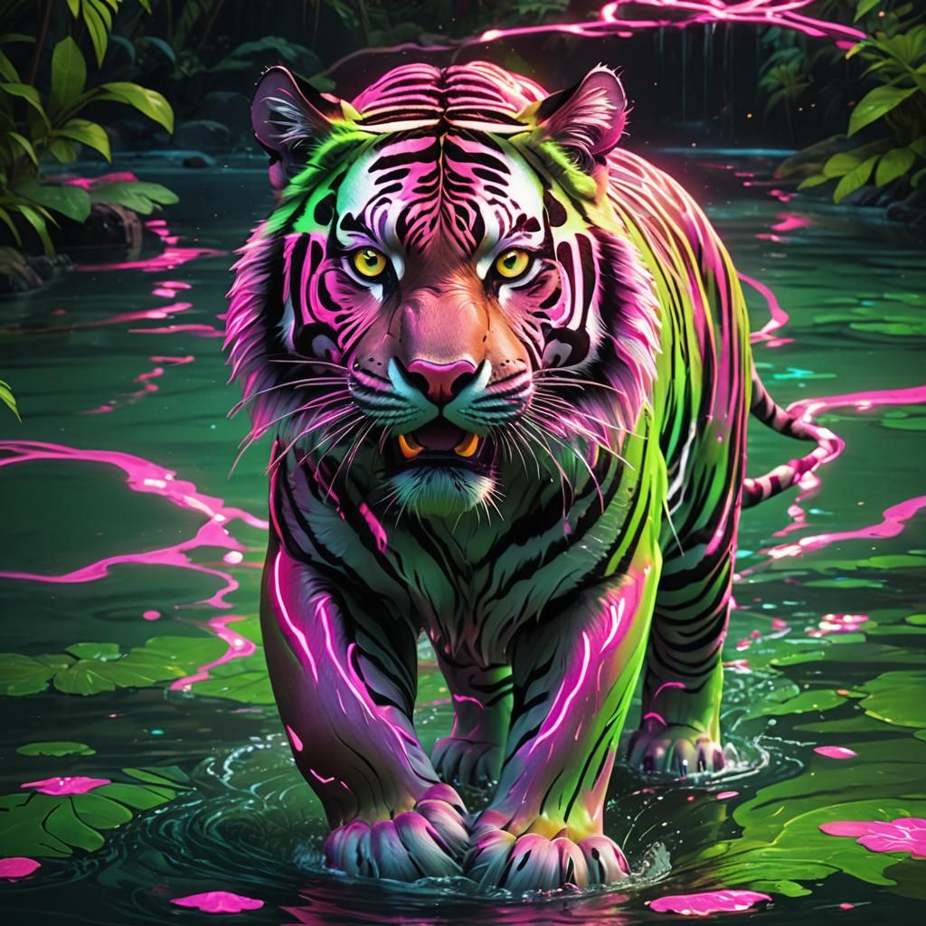 Glowstick Tiger