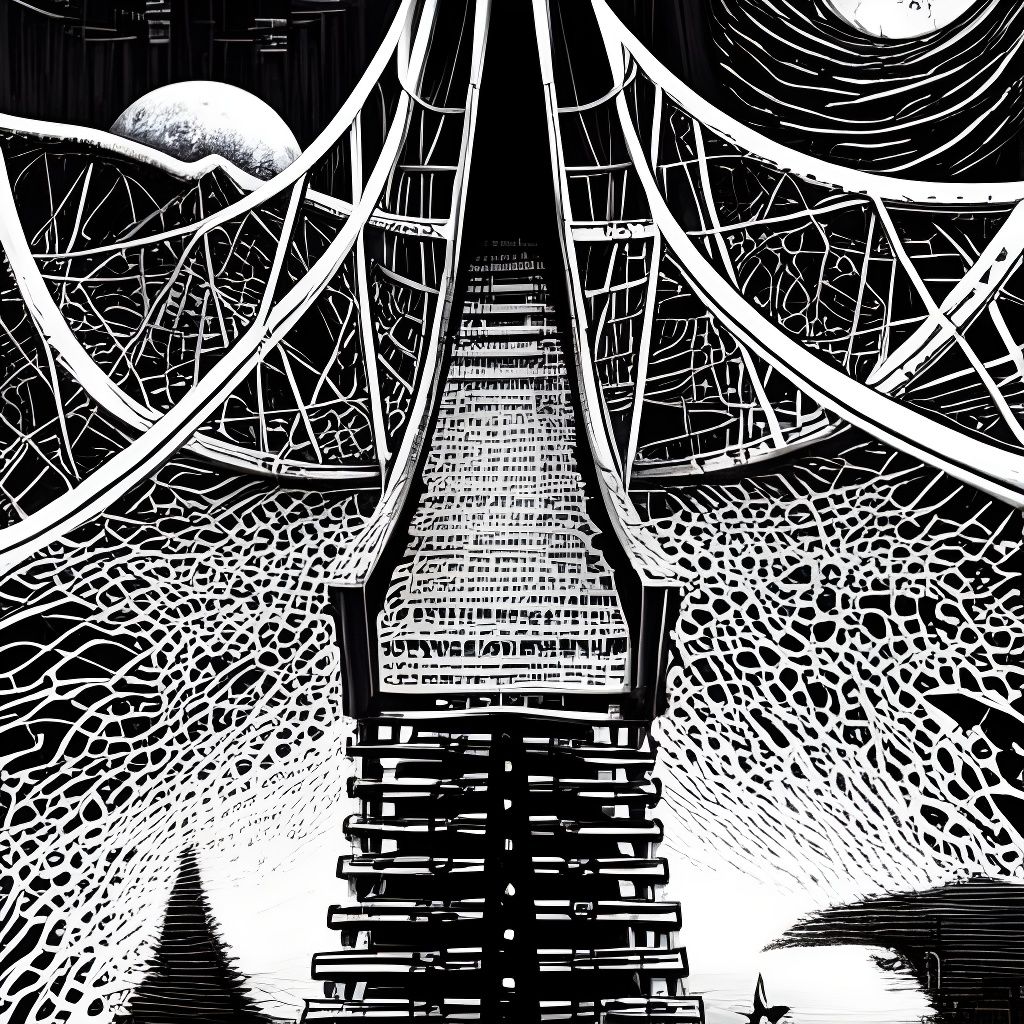 Surreal Bridge to a Sci-Fi Nightmare