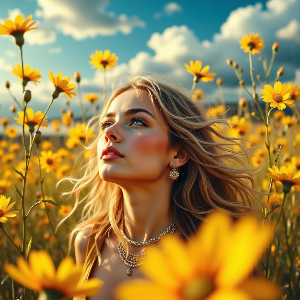 Serenity in a Spring Morning Landscape