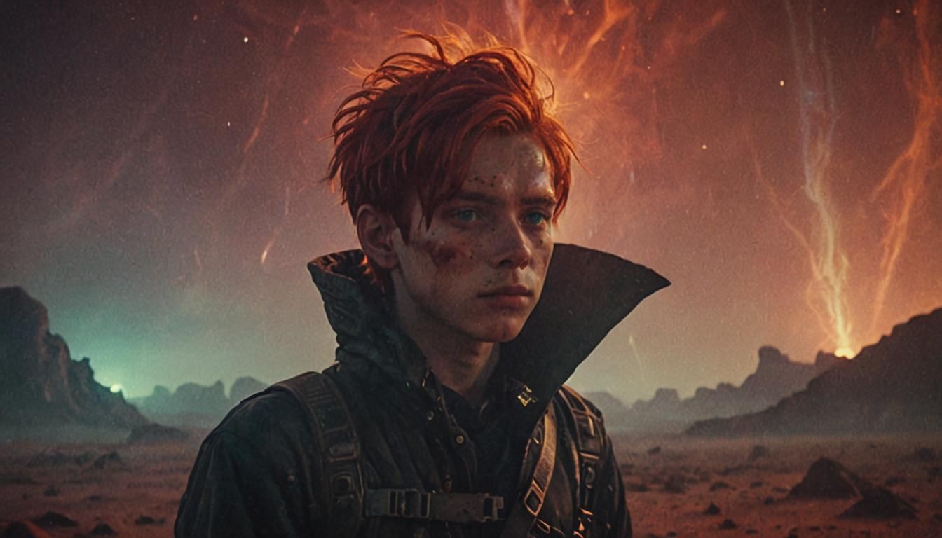 Mystical Mars Boy: Dark Fantasy Film Still