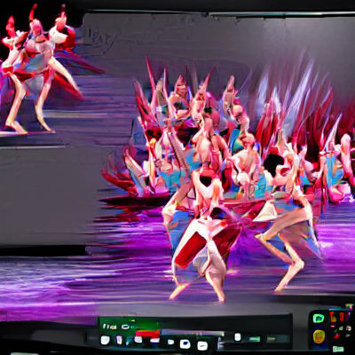 Passionate Dancers Expressing Intense Emotion