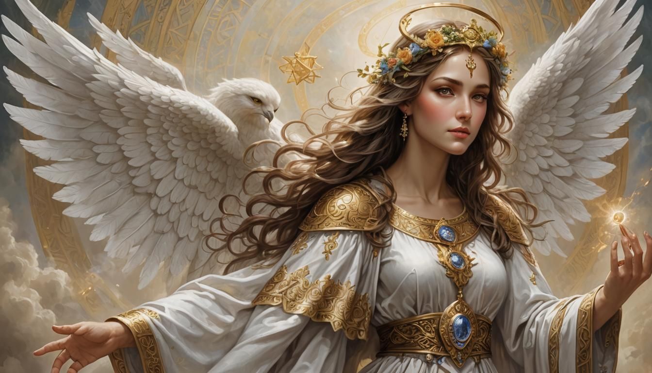 Umabel (female Archangels)(Hebrew: ומבאל) is a Kabbalistic a...