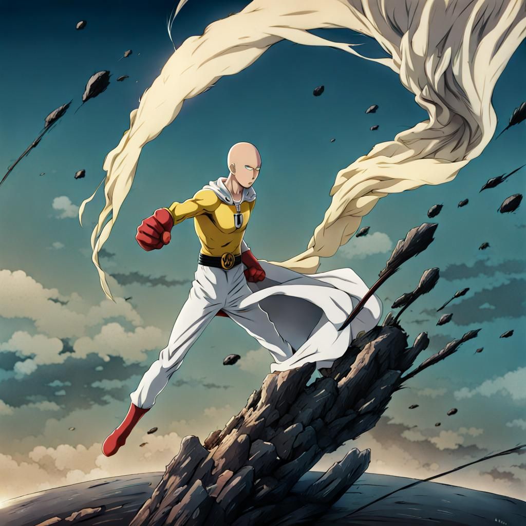 One Punch Man Digital Art