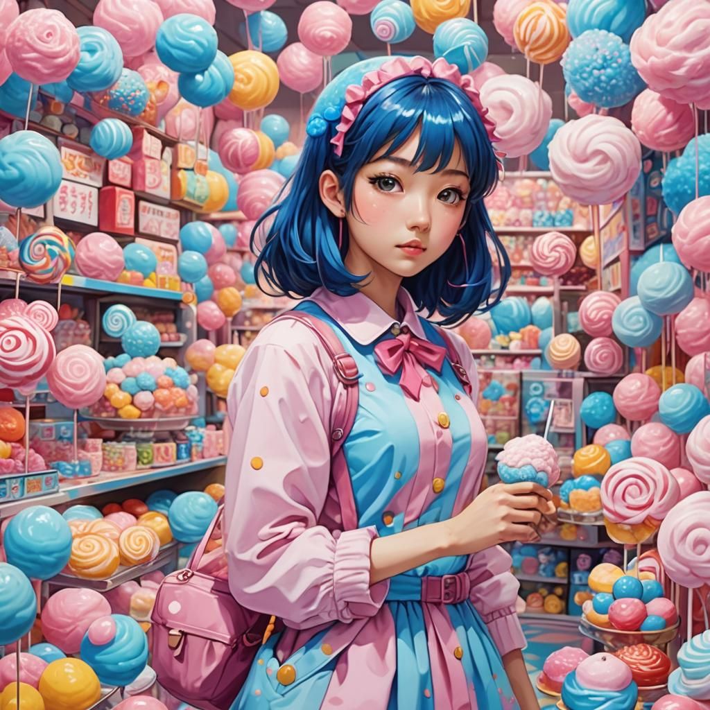 Cute Girl in Candy Shop, Yusuke Nakamura Style