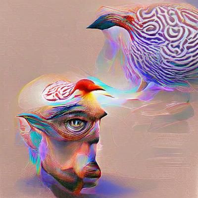 Abstract Image Generated From an Empty Prompt