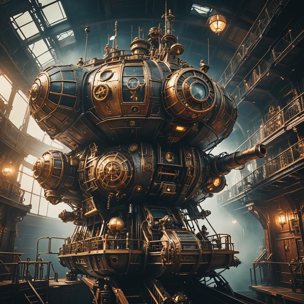 A Steampunk Power Core
