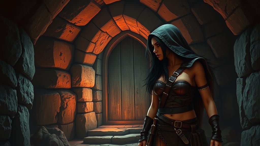 Barbarian and Thief Discover Sci-Fi Door