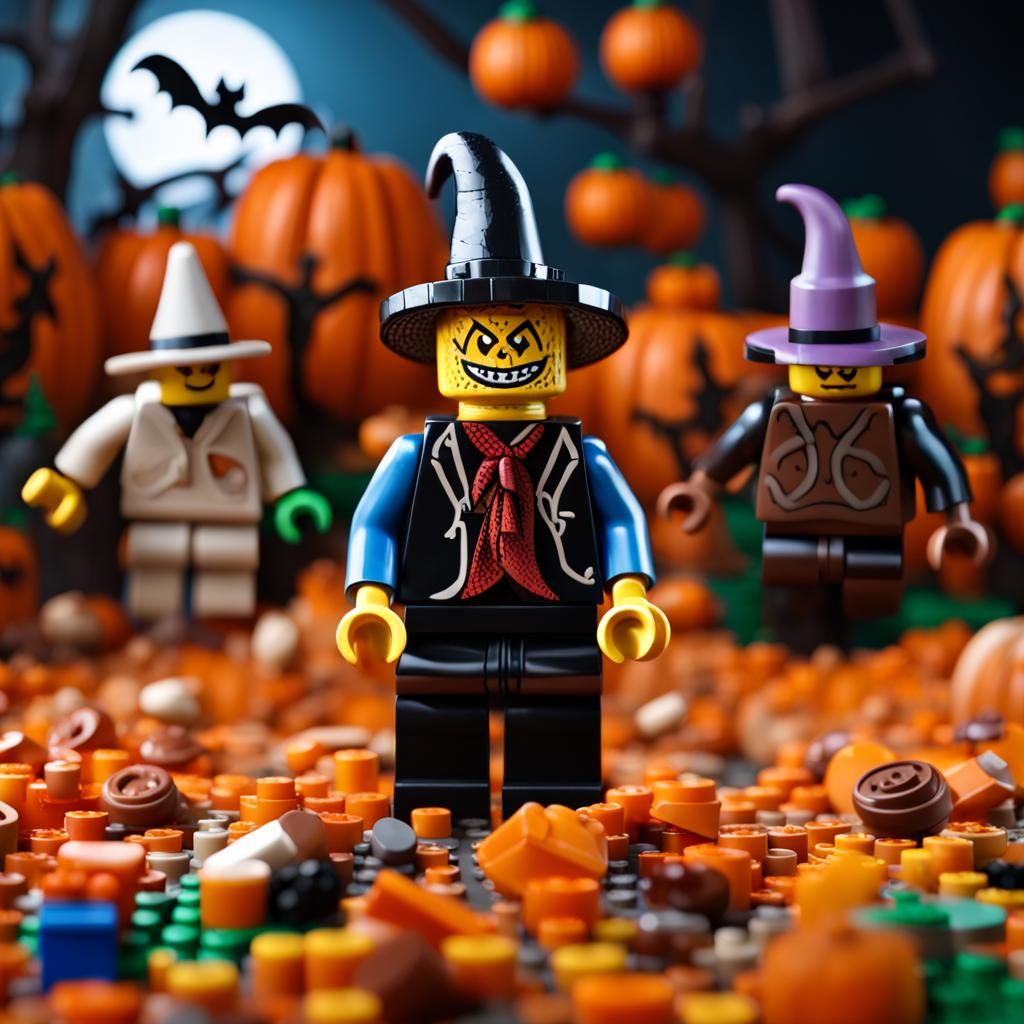 Lego Scarecrows