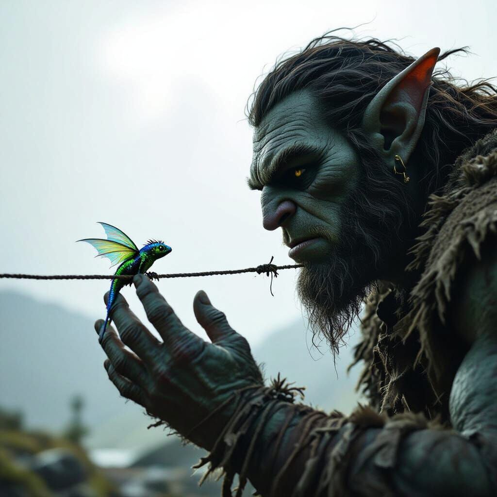 Troll Hand Reaches for Tripwire with Dragonet Warning