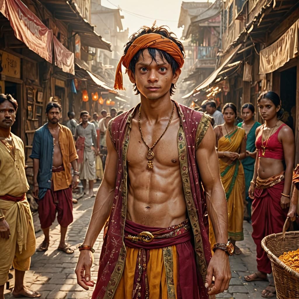Monkey D Luffy in Colonial India, Bollywood Style
