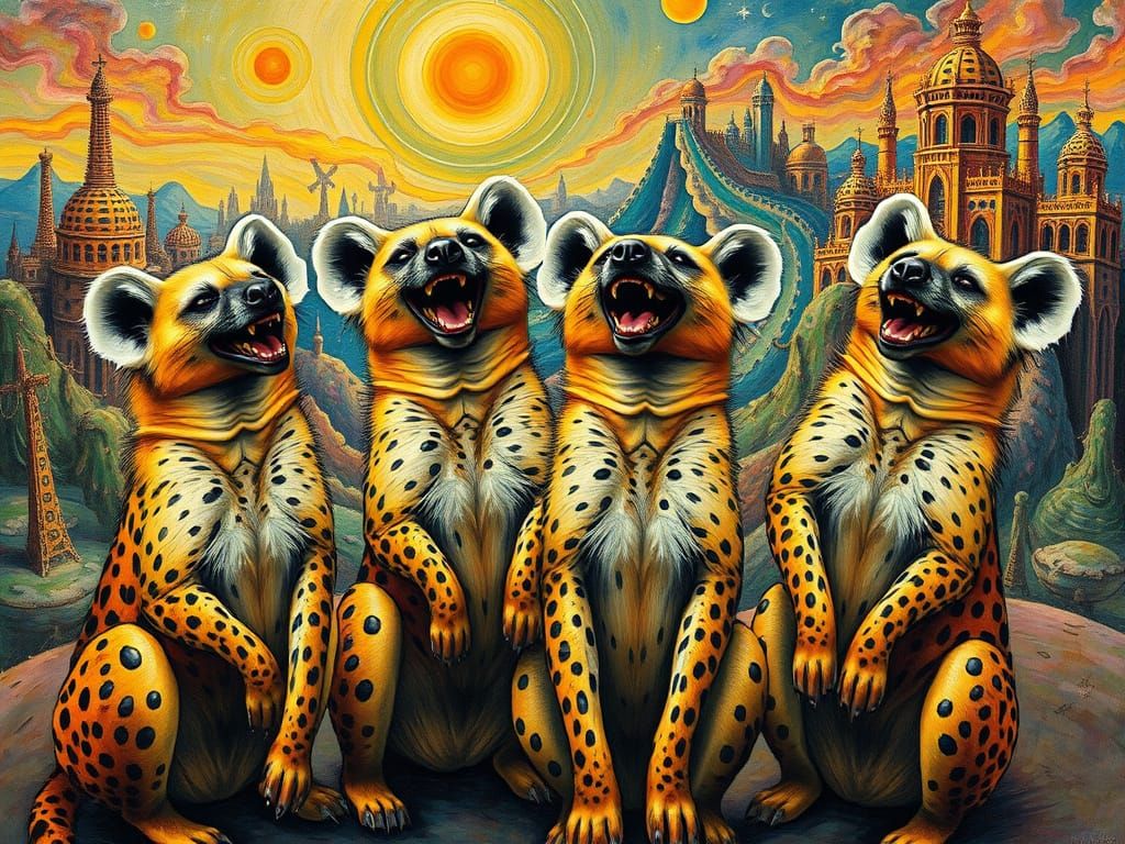 🥉hyenas having a laugh