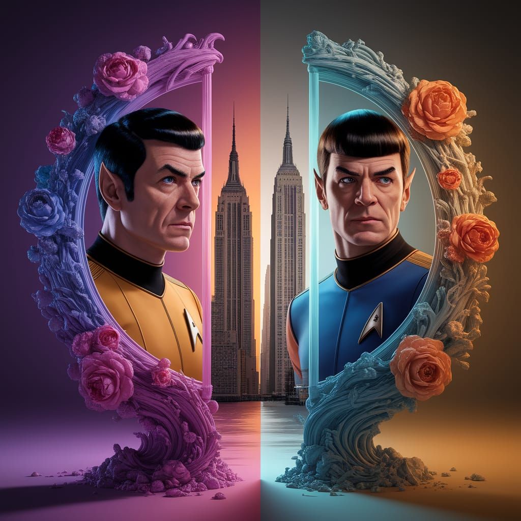Kirk and Spock Peer Into 1930s New York