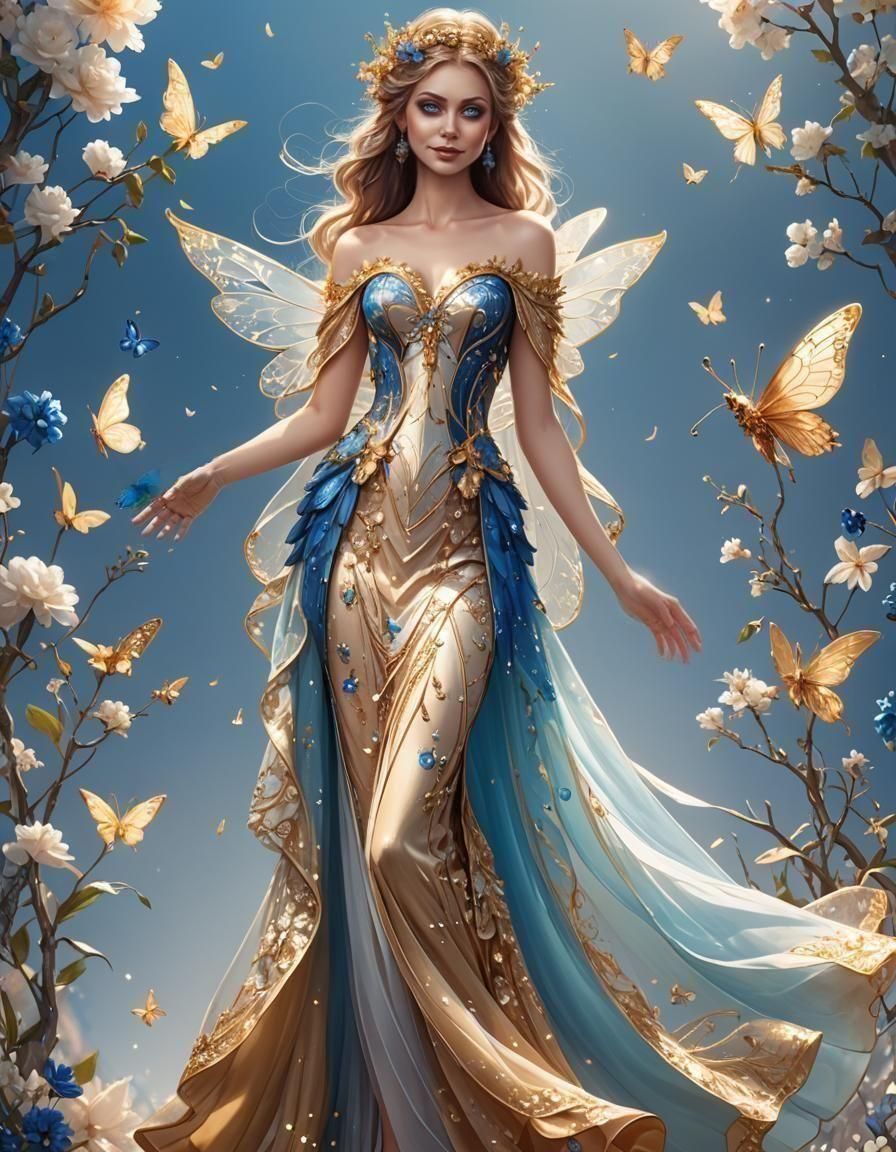 Vibrant Blue Color Field