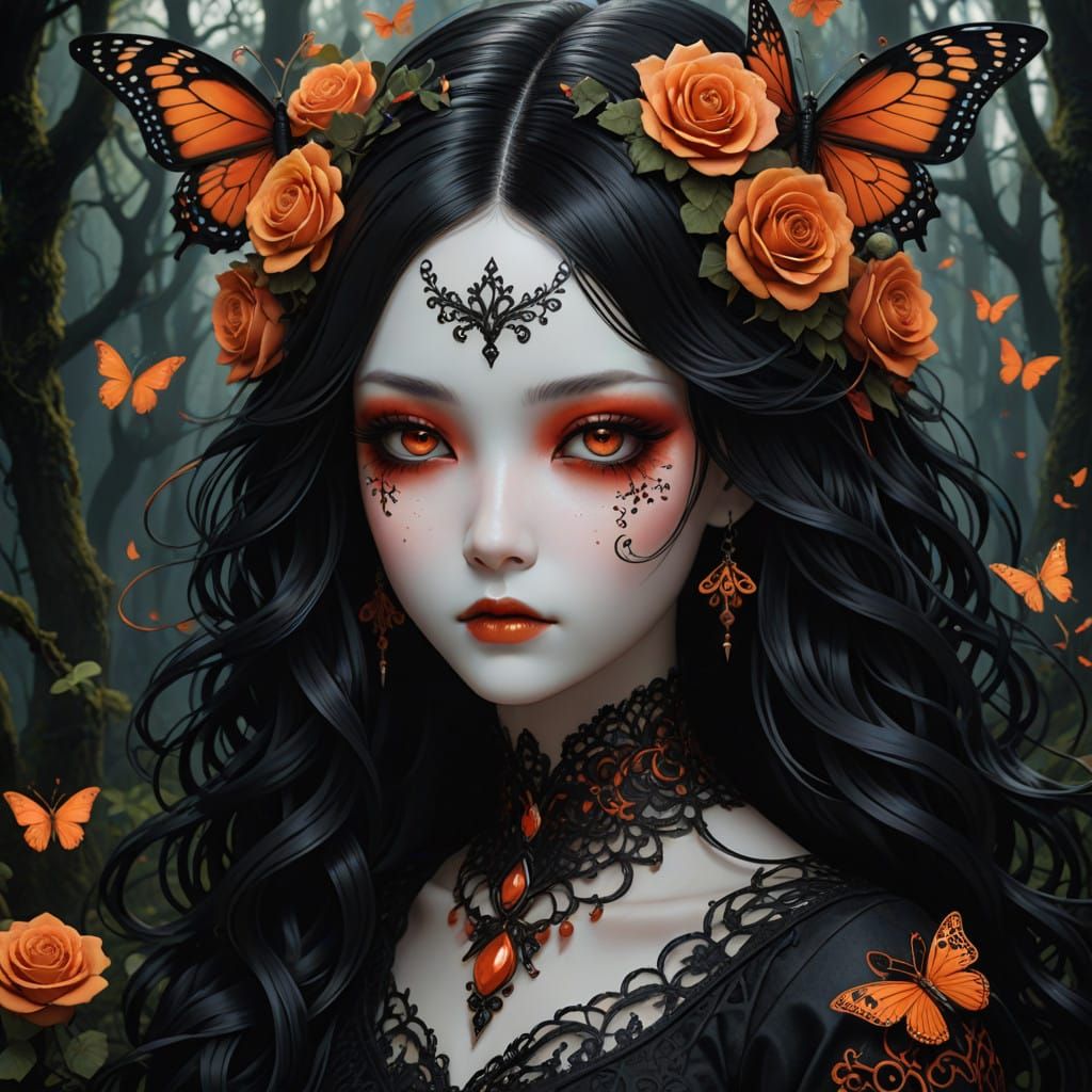 Monarch of the enchanted grove