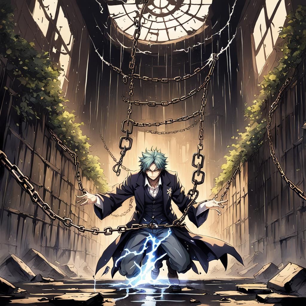 Magician Escapes Prison in Anime Style