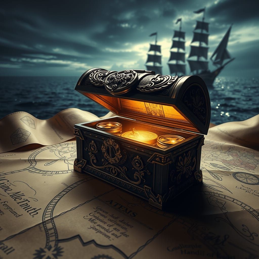 Luminescent Elven Jewelry Treasure Chest